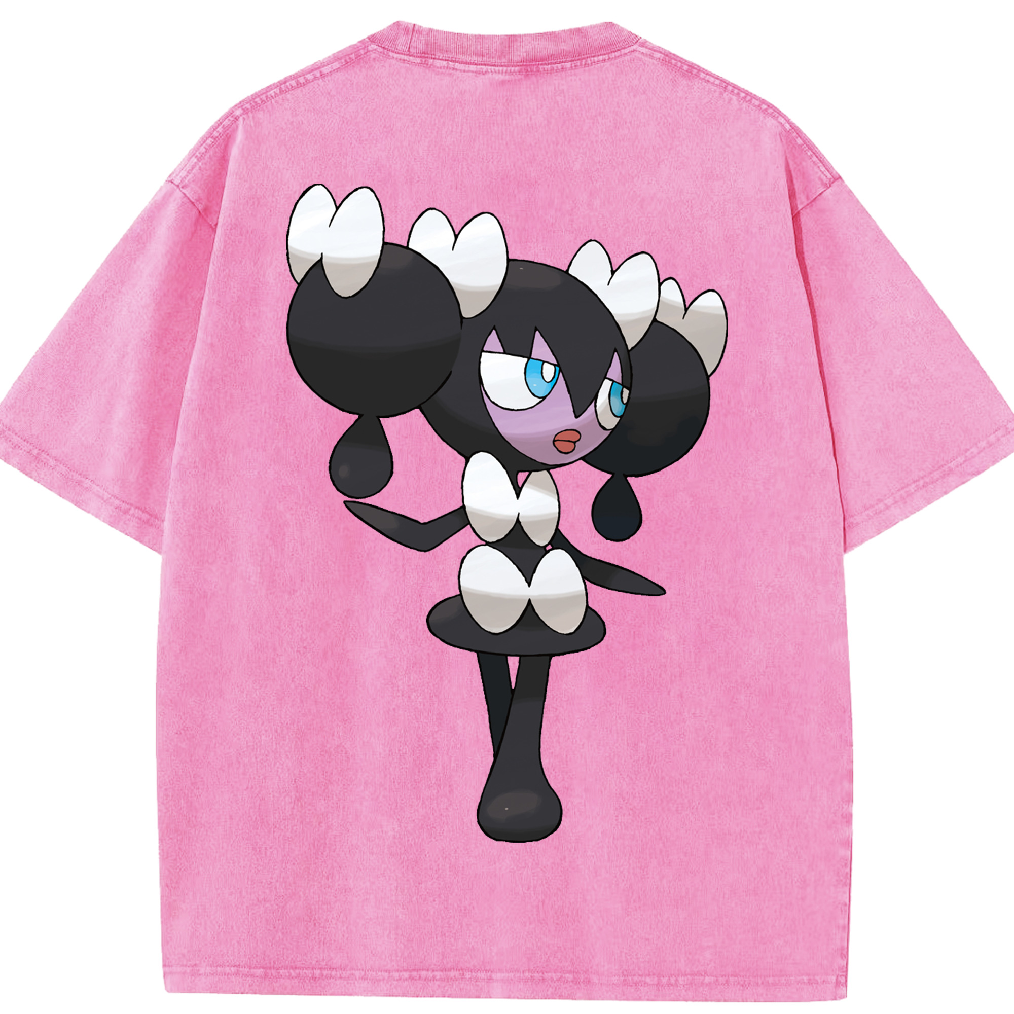 （画像用） ポケットモンスター Pokémon 綿100% ヴィンテージ風 半袖Tシャツ（背面プリント）